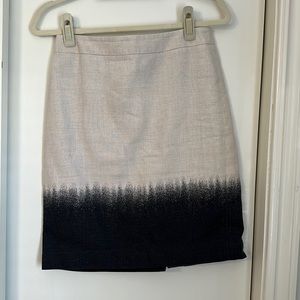 Ann Taylor Loft Linen Ombré Skirt